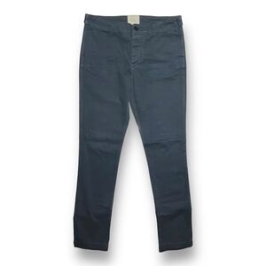 🔵 Paul Smith Red Ear Men’s Blue Dress Pants 👖 Size 32 Button  Smart Casual Vibes